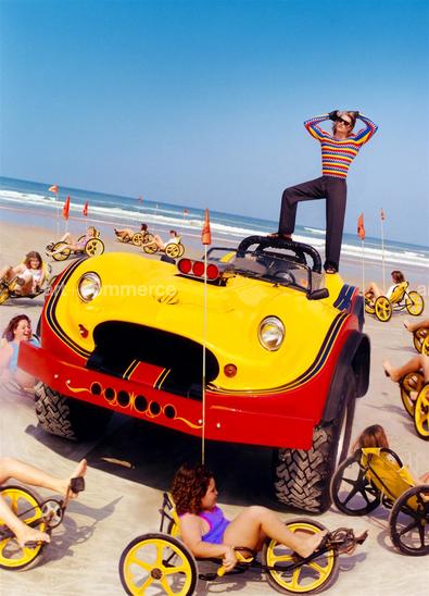 Martin with Tricyclists, Daytona Beach Flordia, The Face, 1994